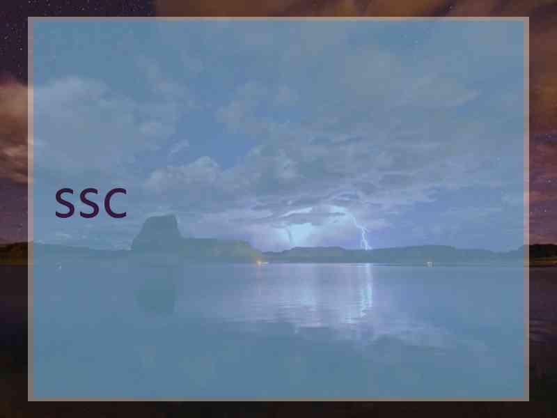 ssc ssc