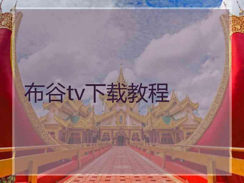 布谷tv下载教程