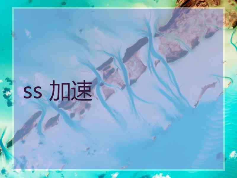 ss 加速