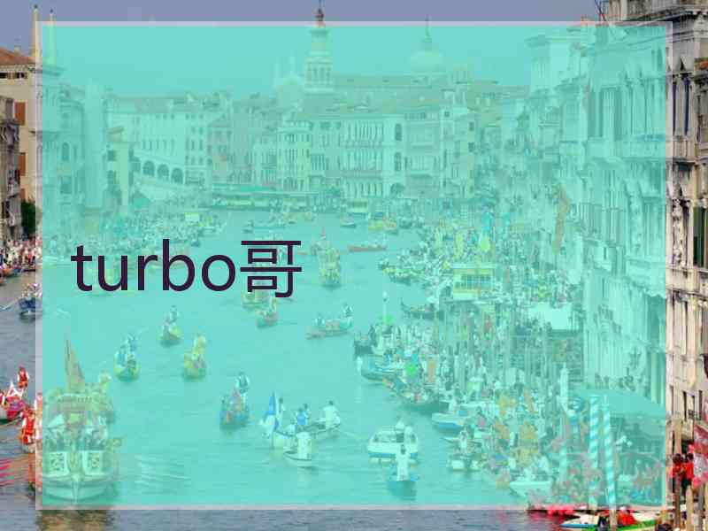 turbo哥